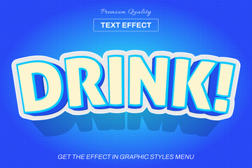 3D editable text effect template