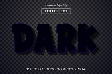 3D editable text effect template