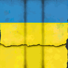 illustration of the Ukraine flag