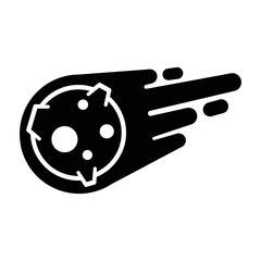 Meteor icon vector design template