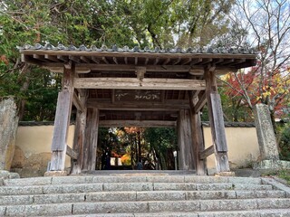 功山寺の門、下関