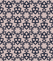 Abstract geometric pattern. A seamless background, vintage texture.	