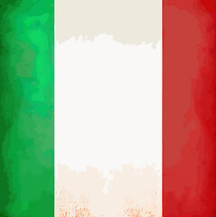 illustration of the italy flag