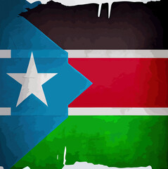 illustration of the South Sudan flag