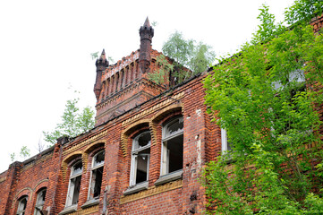 Vacant factory building in Leipzig.