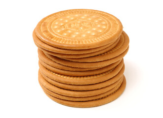 Cookies on a white background