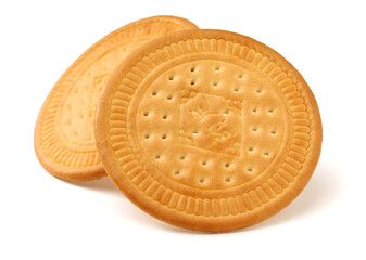 Cookies on a white background
