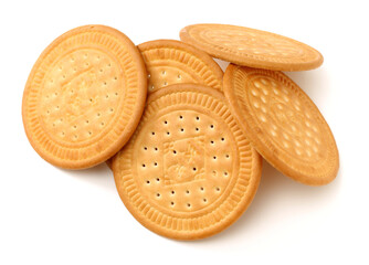 Cookies on a white background