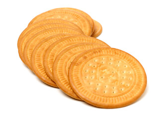 Cookies on a white background