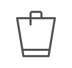 Cooking and kitchen related icon outline and linear vector.
