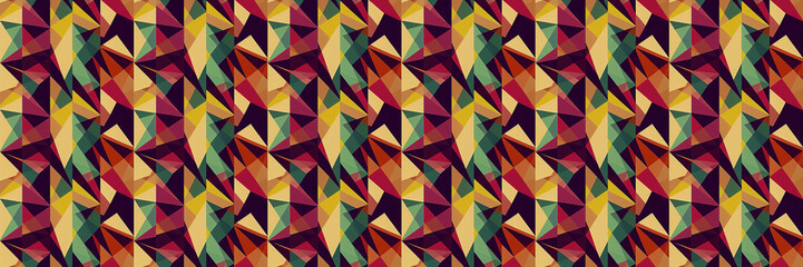 Fototapeta premium Abstract colorful geometric pattern design