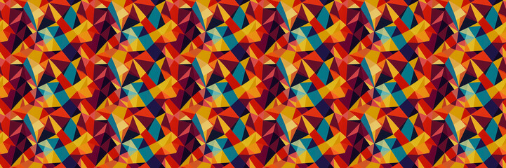 Abstract colorful geometric pattern design
