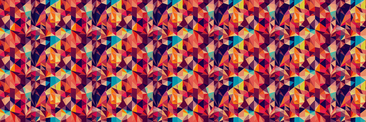 Obraz premium Abstract colorful geometric pattern design