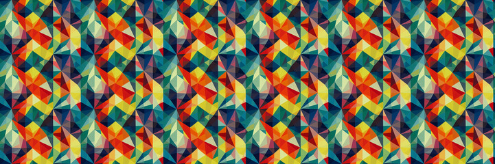 very colorful pattern with a lot of different colors, geometric abstract art, repeating pattern, geometric, isometric