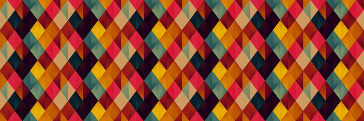 very colorful pattern with a lot of different colors, geometric abstract art, repeating pattern, geometric, isometric