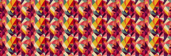 Abstract colorful geometric pattern design