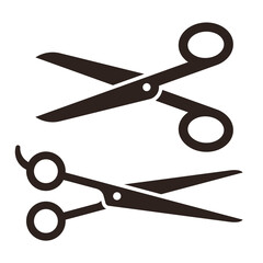Scissors and hairdressing scissors