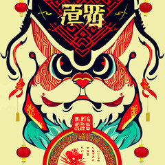 background with Chinese New Year concept