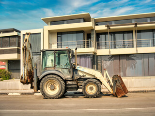 Obraz premium earth moving equipment