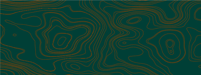 Abstract topographic contours map background. Topography lines and circles background. Colorful topographic map background.