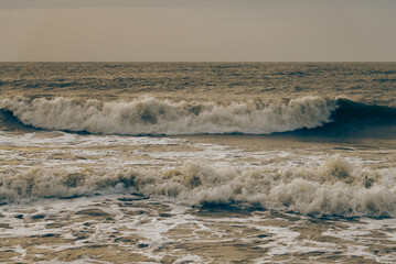 Wavy Baltic Sea.