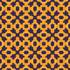 seamless geometric pattern with yellow ornament