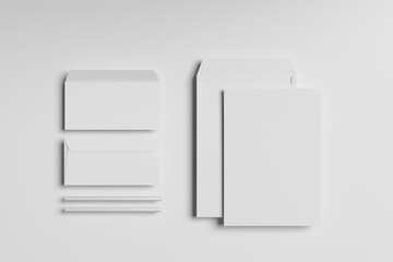 stationary set mockup