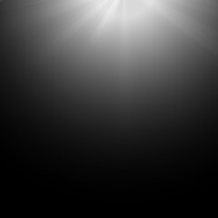 Fototapeta Overlay, flare light transition, effects sunlight, lens flare, light leaks. High-quality stock image of warm sun rays light effects, overlays or golden flare isolated on black background for design obraz