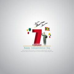 vector illustration for Grenada independence day