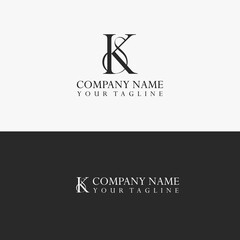 Letter K and S vector logo with exclusive concept.
