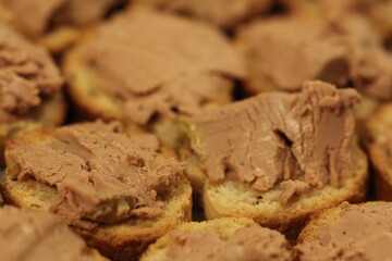 Toasts de foie gras