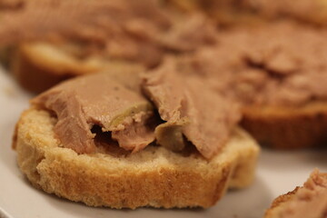 Toasts de foie gras