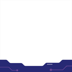 Corporate Tech Header Footer