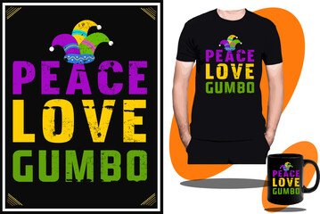 Mardi gras t shirt and women t shirt design or t shirt design template © Heart_in_Design