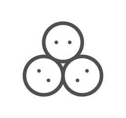 Electric and energy related icon outline and linear vector.