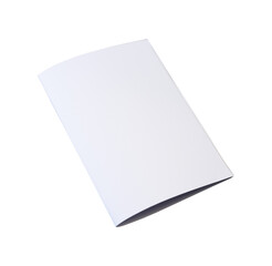 White book cover for mockup design