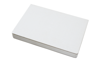 Thick white book cover for mockup design
