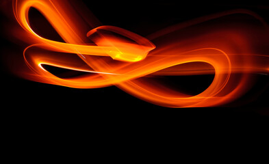 Light art painting in photography using a painting lamp for design. Simple and modern background photo for the poster