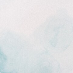 Obraz premium Soft blue watercolor background. Social media story, post background for wedding, beauty, cosmetics, jewelry, spiritual, yoga, meditation. Soft paint brushstrokes. Invitation card template