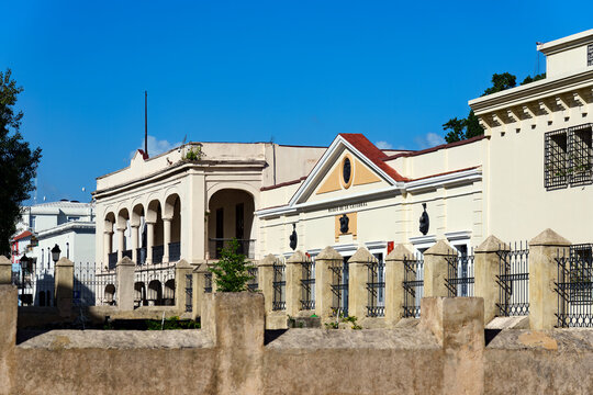 Santo Domingo, Dominican Republic -  December 27, 20222: Building of Santo Domingo cathedral. museum