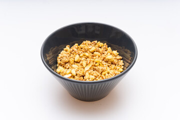Fototapeta na wymiar Cereal with various grains in a bowl