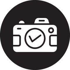 camera glyph icon