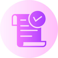 contract gradient icon