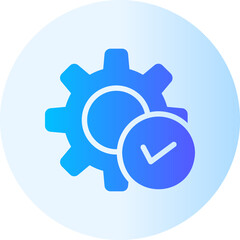 gear gradient icon