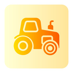 tractor gradient icon