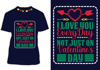 Happy Valentine's day t-shirt design