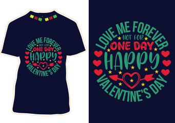 Happy Valentine's day t-shirt design