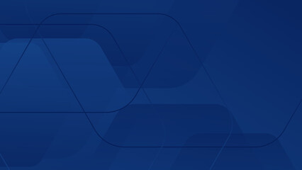 Abstract dark blue geometric shapes vector technology background, for design brochure, website, flyer. Geometric dark blue geometric shapes wallpaper for poster, certificate, presentation, landing