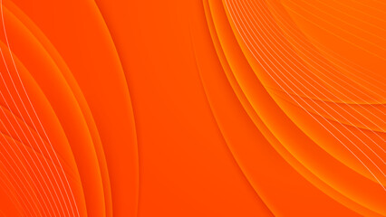 Dark orange geometric shapes abstract background geometry shine and layer element vector for presentation design. Suit for business, corporate, institution, party, festive, seminar, and talks.