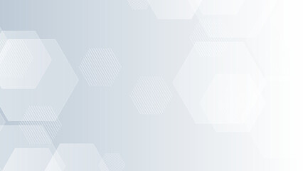 Abstract white grey geometric shapes geometric light triangle line shape with futuristic concept presentation background